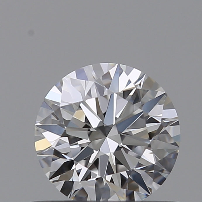 0.51 Carat Round Natural Diamond with  Cut Diamond in 14KT  view 1
