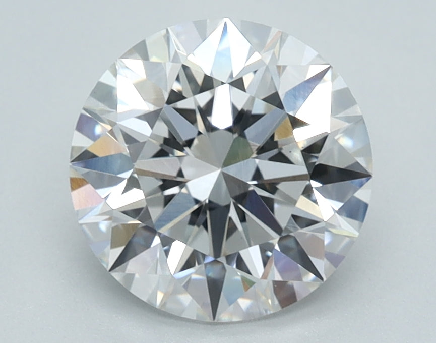 1.72 Carat Round Lab Diamond with  Cut Diamond in 14KT  view 1
