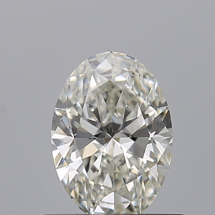 0.5 Carat Oval Natural Diamond with  Cut Diamond in 14KT  view 1
