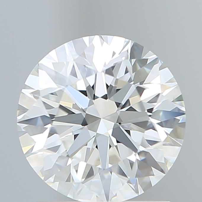 1.44 Carat Round Lab Diamond with  Cut Diamond in 14KT  view 1
