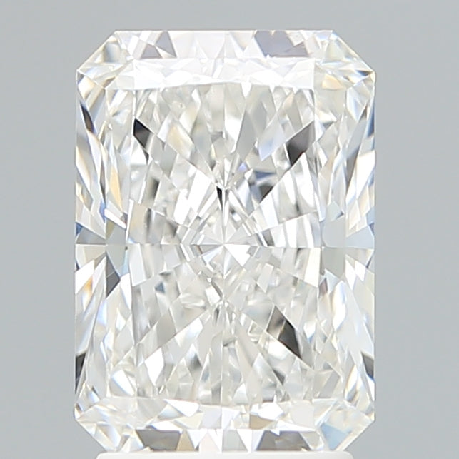 2.78 Carat Radiant Lab Diamond with  Cut Diamond in 14KT  view 1
