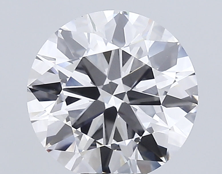 8.03 Carat Round Lab Diamond with  Cut Diamond in 14KT  view 1
