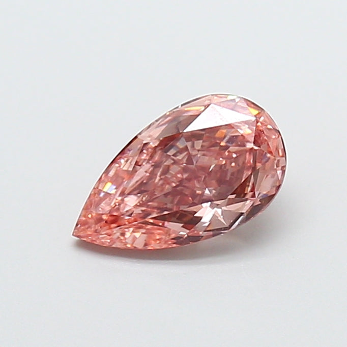 2.03 Carat Pear Lab Diamond with  Cut Diamond in 14KT  view 1
