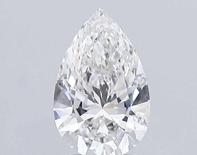 3.01 Carat Pear Lab Diamond with  Cut Diamond in 14KT  view 1
