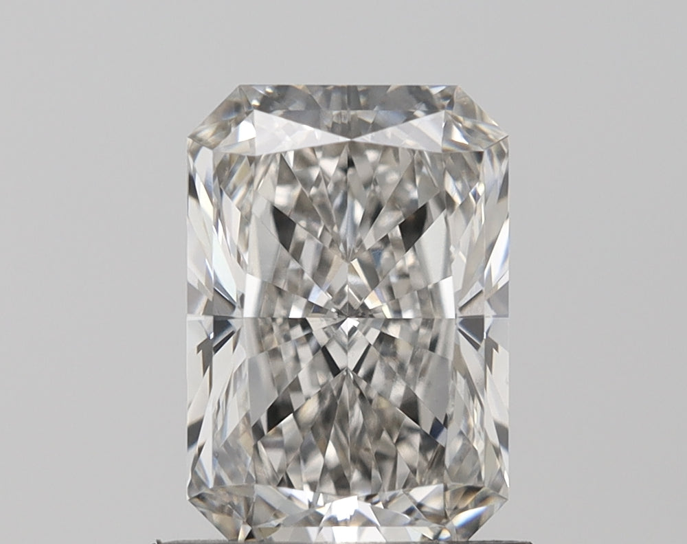 1.52 Carat Radiant Lab Diamond with  Cut Diamond in 14KT  view 1
