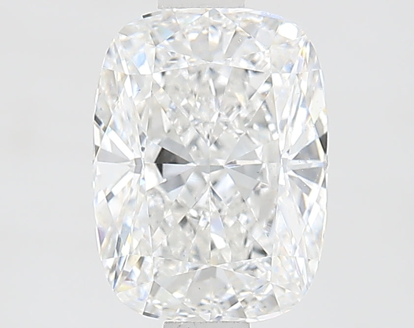 1.55 Carat Cushion Lab Diamond with  Cut Diamond in 14KT  view 1

