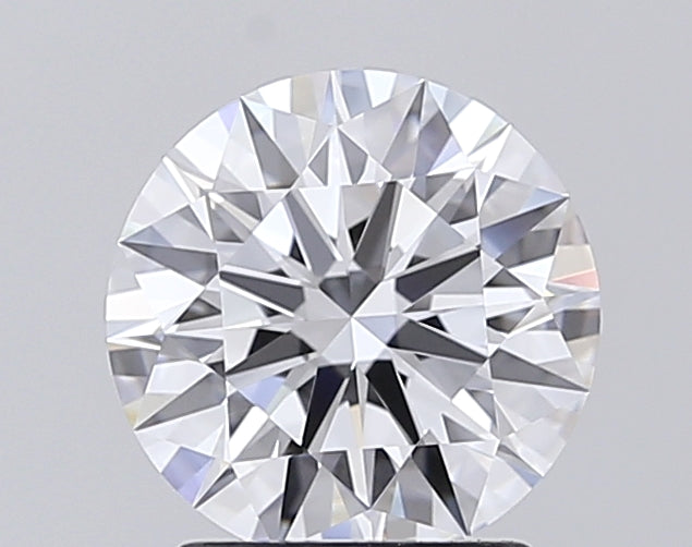 2.04 Carat Round Lab Diamond with  Cut Diamond in 14KT  view 1
