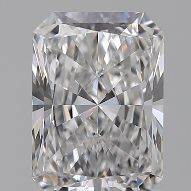 1.0 Carat Radiant Lab Diamond with  Cut Diamond in 14KT  view 1
