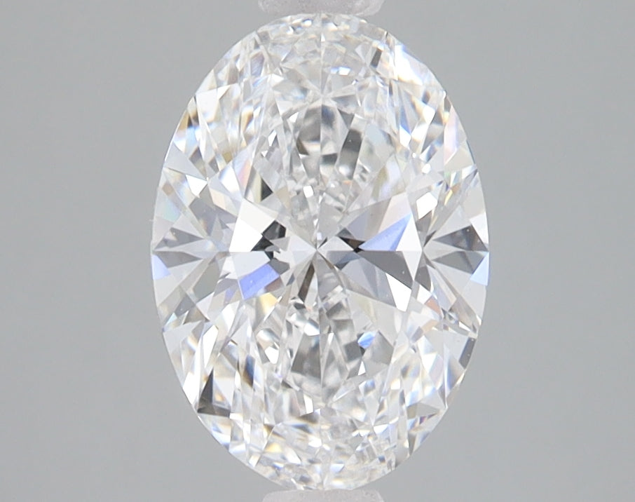 1.59 Carat Oval Lab Diamond with  Cut Diamond in 14KT  view 1
