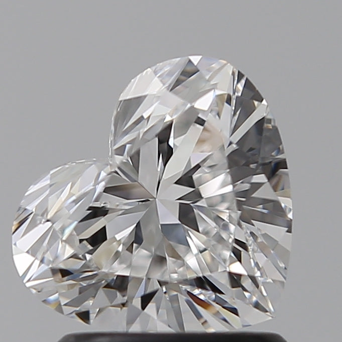 1.29 Carat Heart Lab Diamond with  Cut Diamond in 14KT  view 1
