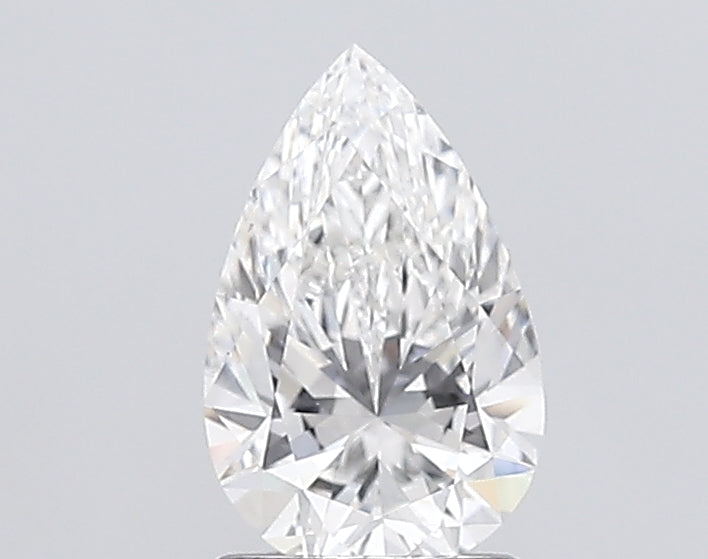1.61 Carat Pear Lab Diamond with  Cut Diamond in 14KT  view 1
