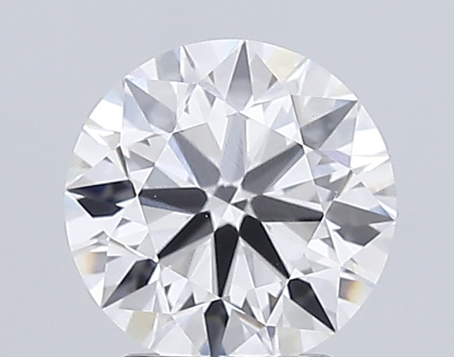 3.03 Carat Round Lab Diamond with  Cut Diamond in 14KT  view 1
