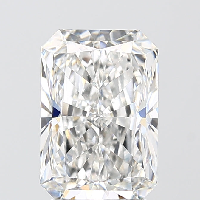 3.1 Carat Radiant Lab Diamond with  Cut Diamond in 14KT  view 1
