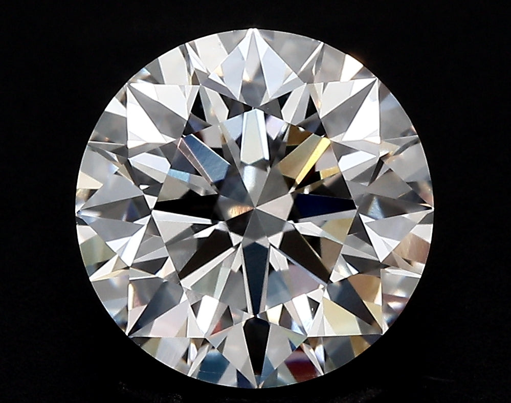 2.11 Carat Round Lab Diamond with  Cut Diamond in 14KT  view 1
