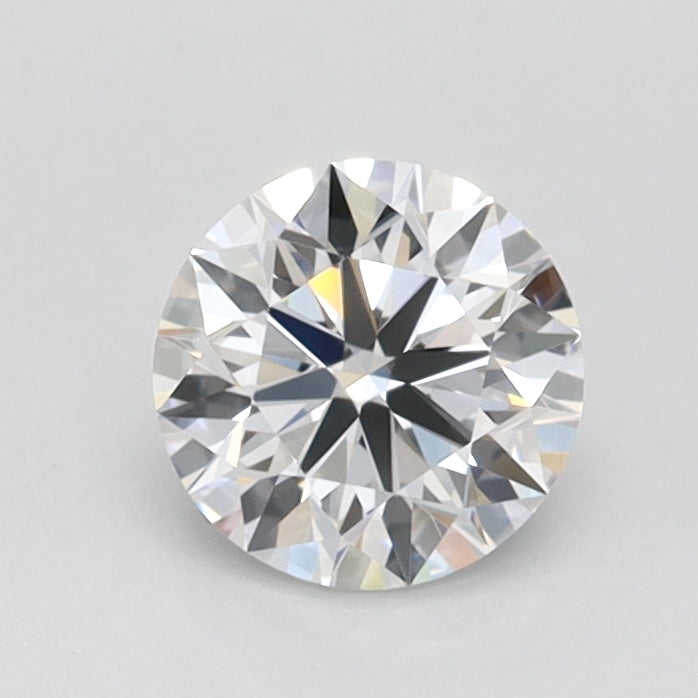 0.5 Carat Round Lab Diamond with  Cut Diamond in 14KT  view 1
