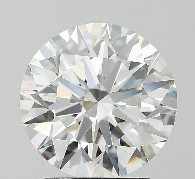 2.51 Carat Round Lab Diamond with  Cut Diamond in 14KT  view 1
