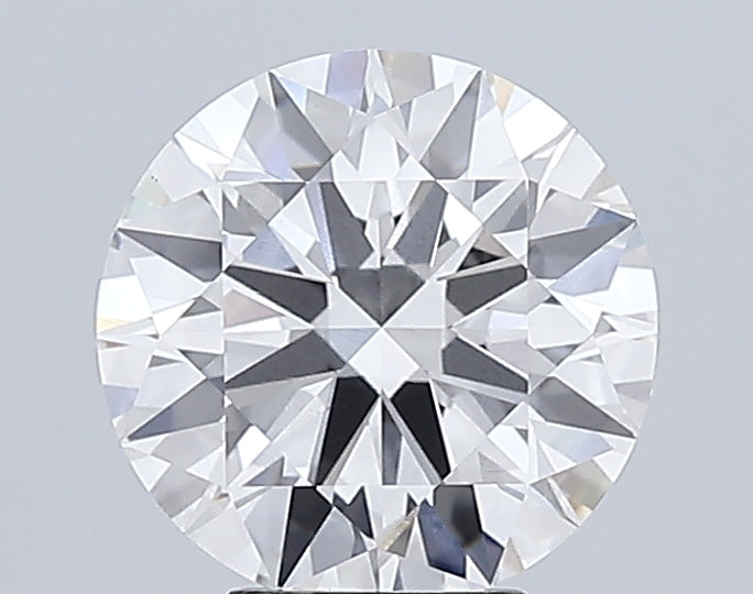 5.06 Carat Round Lab Diamond with  Cut Diamond in 14KT  view 1

