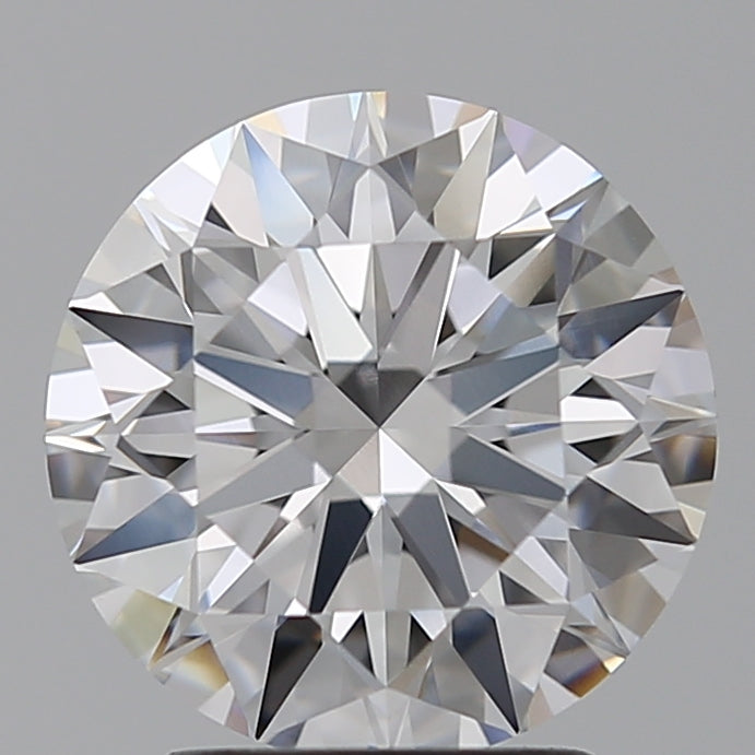 2.51 Carat Round Lab Diamond with  Cut Diamond in 14KT  view 1
