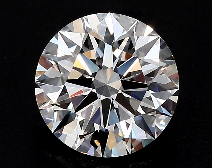 2.04 Carat Round Lab Diamond with  Cut Diamond in 14KT  view 1
