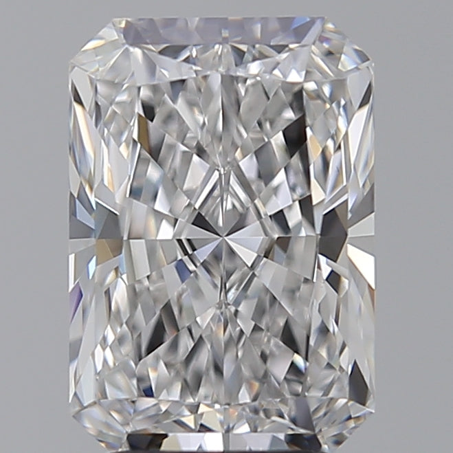 3.56 Carat Radiant Lab Diamond with  Cut Diamond in 14KT  view 1
