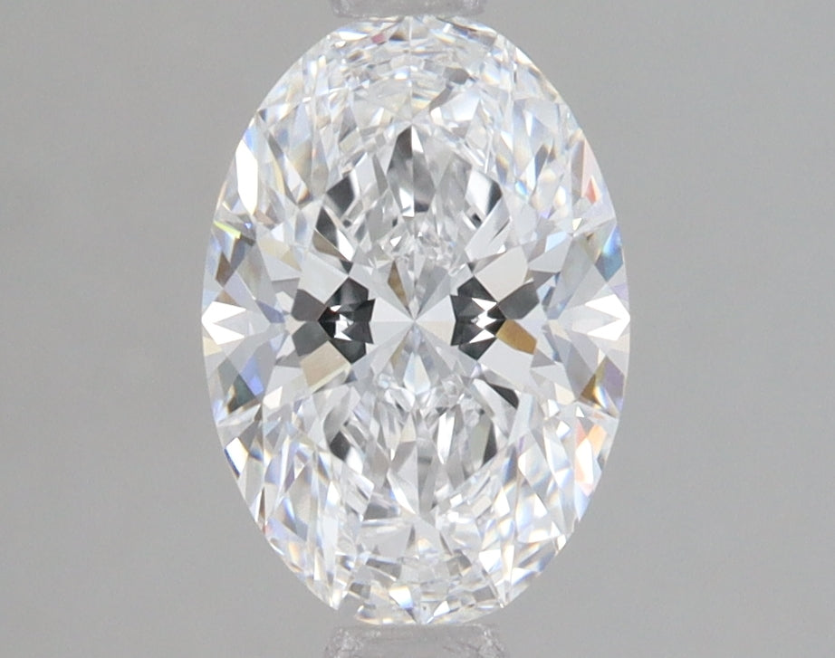 1.51 Carat Oval Lab Diamond with  Cut Diamond in 14KT  view 1
