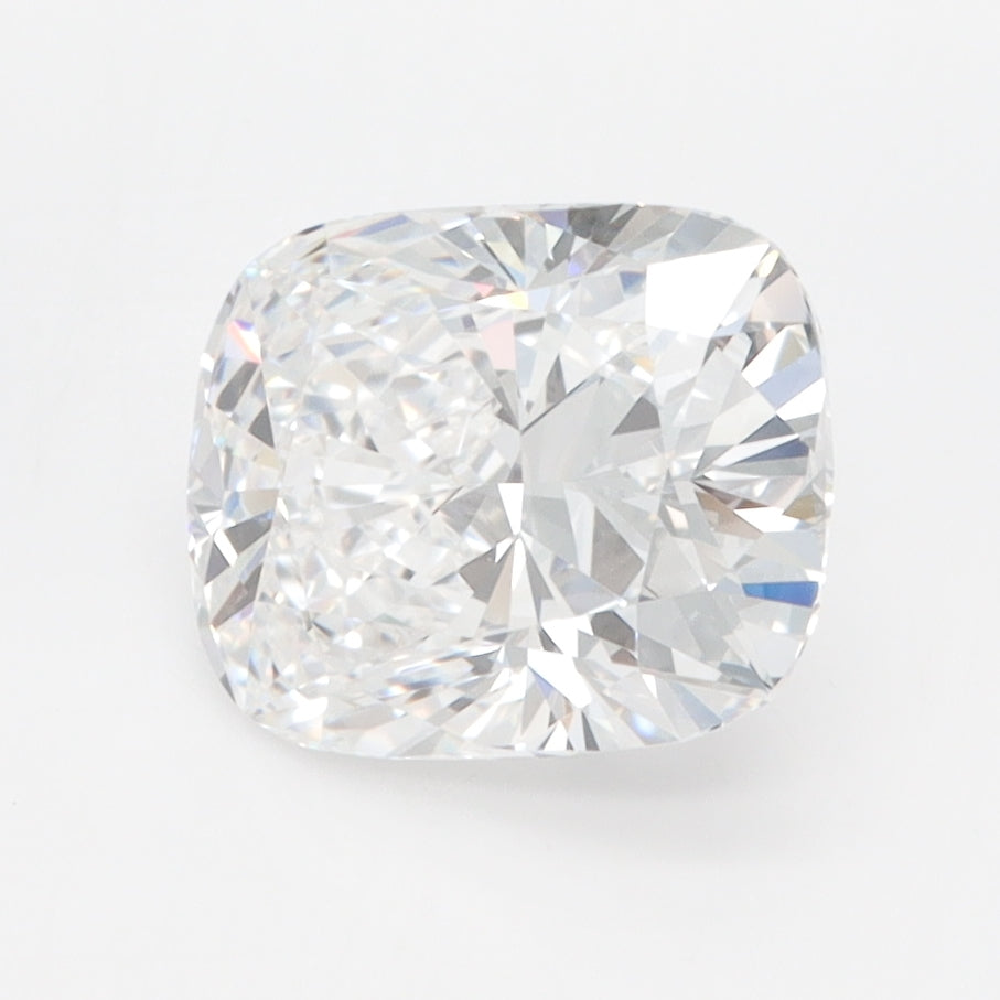 2.02 Carat Cushion Lab Diamond with  Cut Diamond in 14KT  view 1
