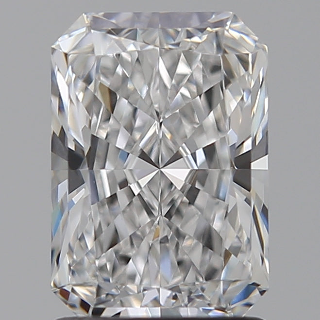 1.55 Carat Radiant Lab Diamond with  Cut Diamond in 14KT  view 1

