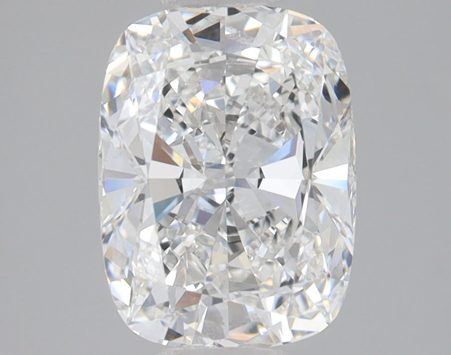 2.21 Carat Cushion Lab Diamond with  Cut Diamond in 14KT  view 1
