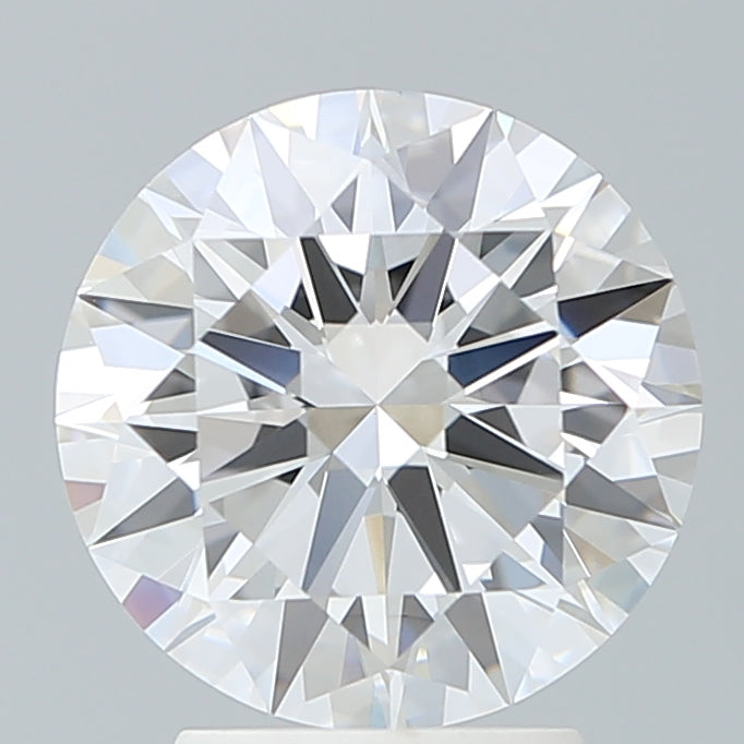 3.14 Carat Round Lab Diamond with  Cut Diamond in 14KT  view 1
