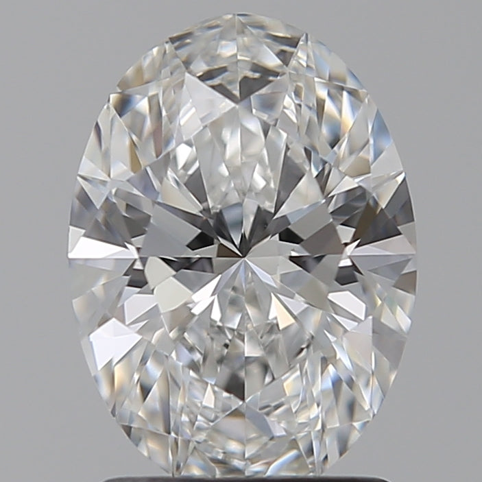 1.54 Carat Oval Lab Diamond with  Cut Diamond in 14KT  view 1
