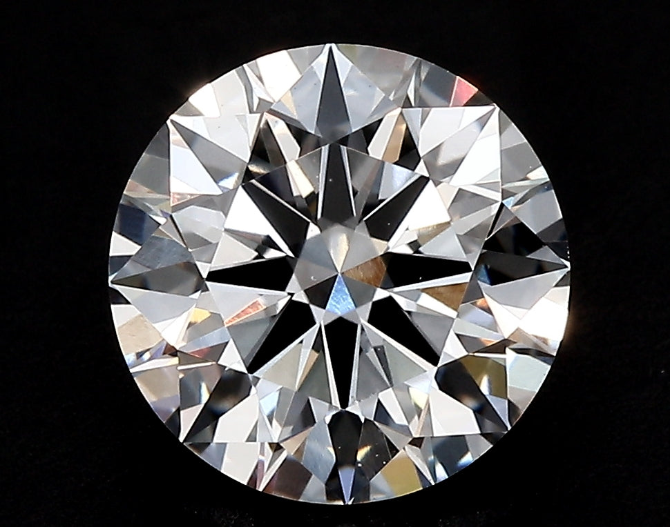 2.5 Carat Round Lab Diamond with  Cut Diamond in 14KT  view 1
