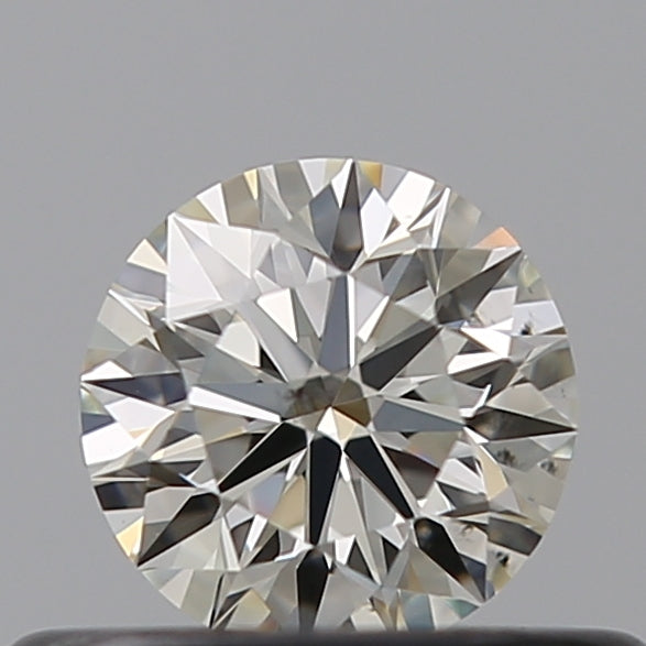 0.33 Carat Round Natural Diamond with  Cut Diamond in 14KT  view 1
