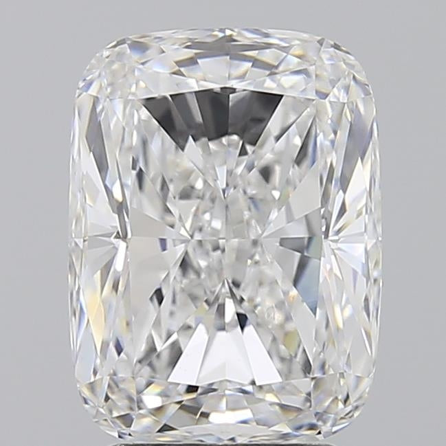 3.01 Carat Cushion Lab Diamond with  Cut Diamond in 14KT  view 1
