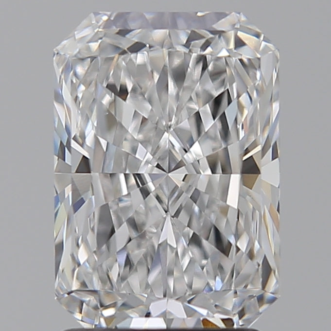 2.03 Carat Radiant Lab Diamond with  Cut Diamond in 14KT  view 1

