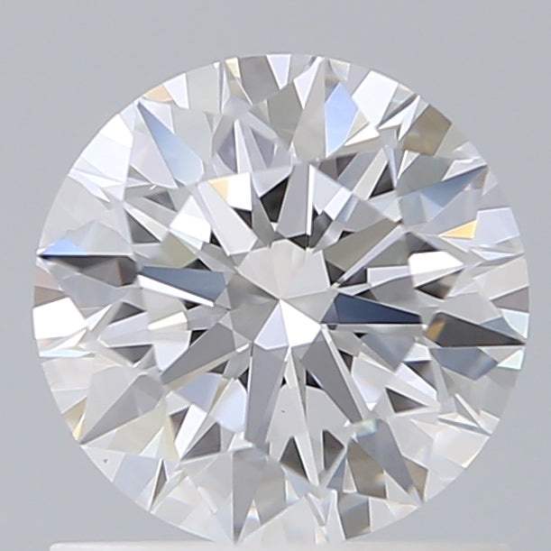 1.02 Carat Round Lab Diamond with  Cut Diamond in 14KT  view 1
