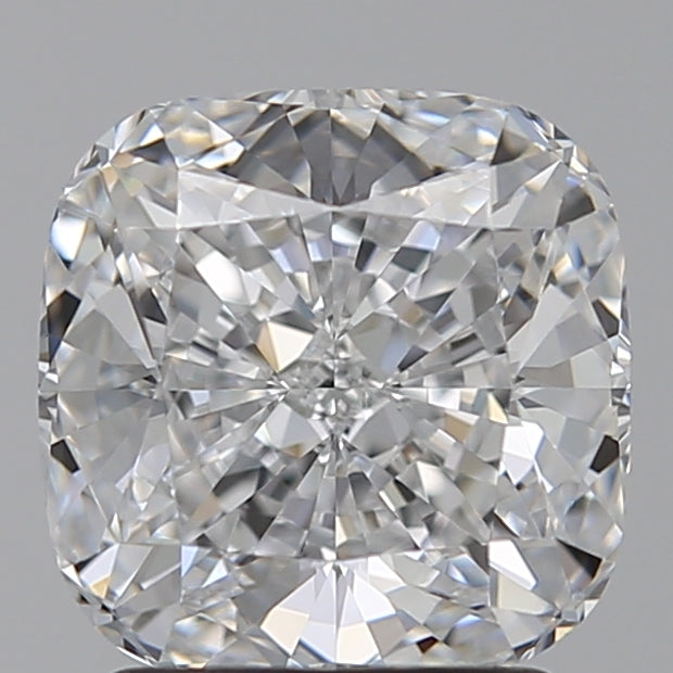 2.07 Carat Cushion Lab Diamond with  Cut Diamond in 14KT  view 1
