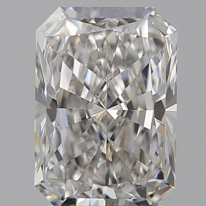 1.94 Carat Radiant Lab Diamond with  Cut Diamond in 14KT  view 1
