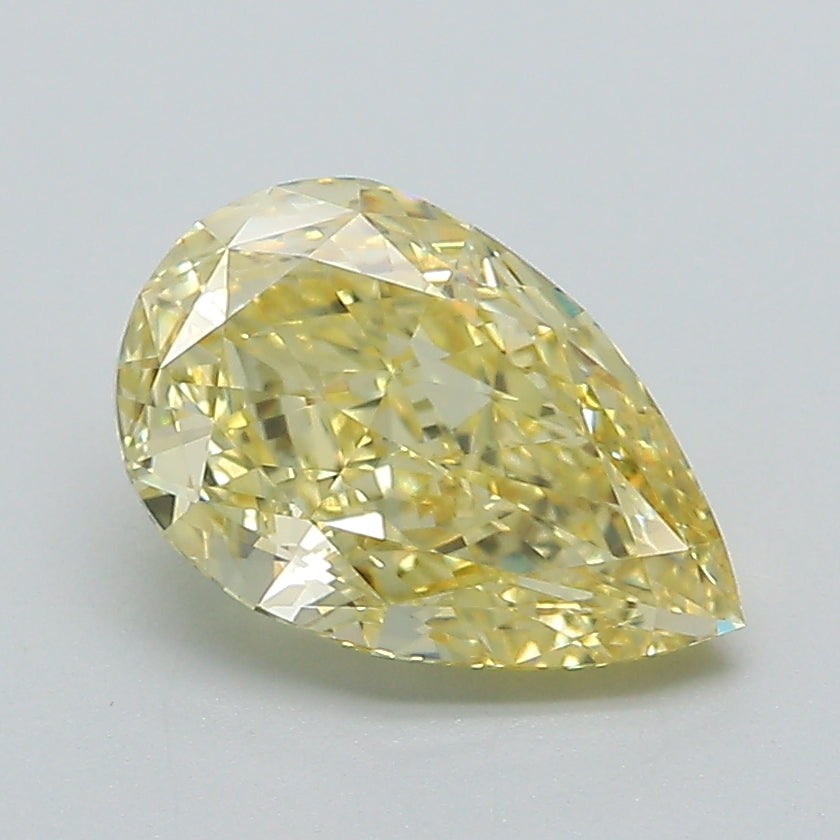 1.78 Carat Pear Lab Diamond with  Cut Diamond in 14KT  view 1
