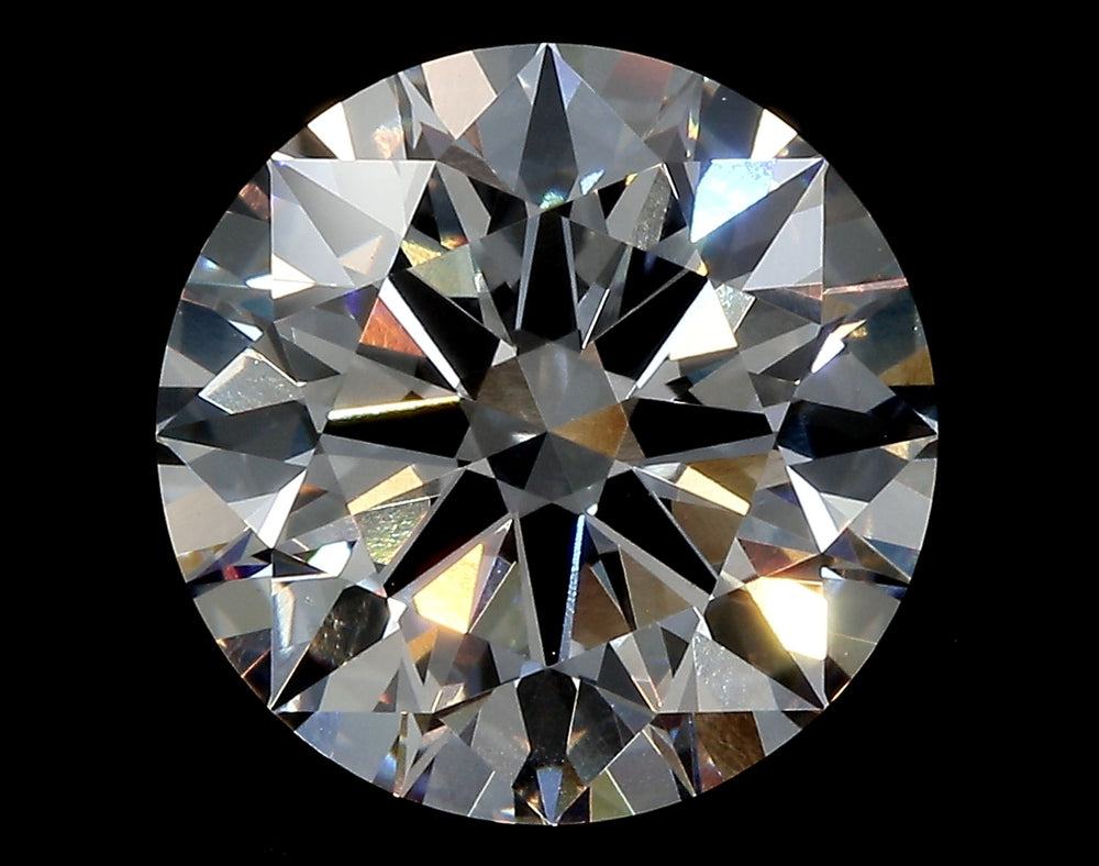 2.5 Carat Round Lab Diamond with  Cut Diamond in 14KT  view 1
