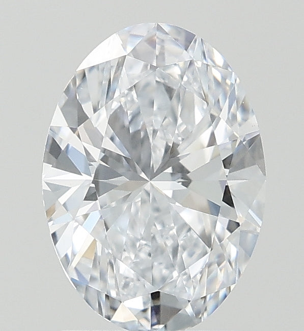 1.72 Carat Oval Lab Diamond with  Cut Diamond in 14KT  view 1
