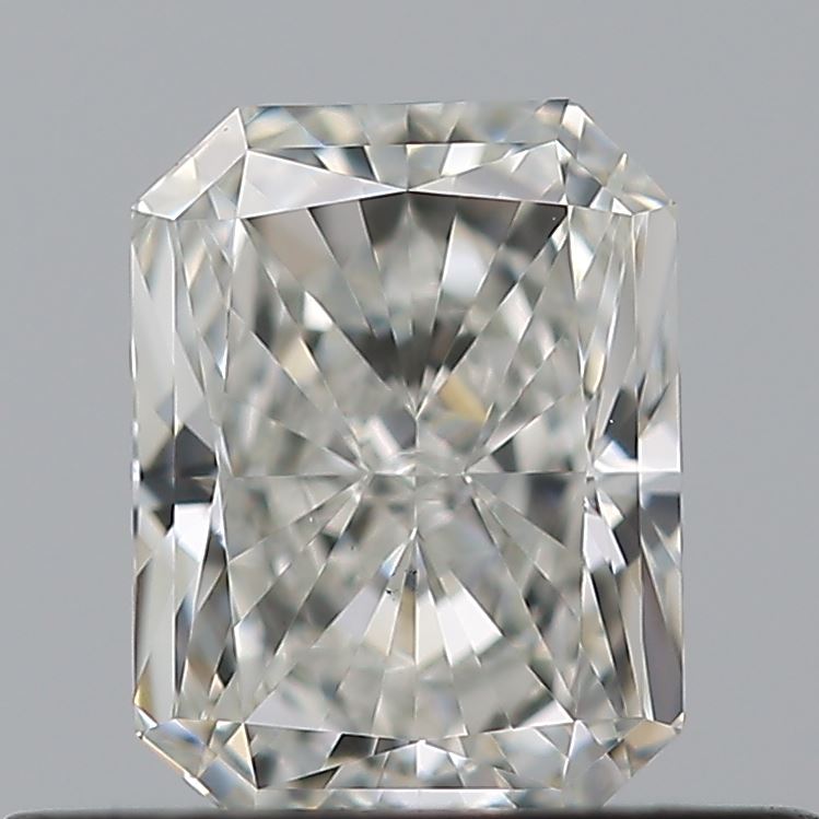 0.5 Carat Radiant Natural Diamond with  Cut Diamond in 14KT  view 1
