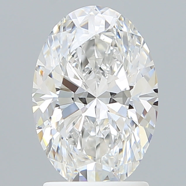 2.19 Carat Oval Lab Diamond with  Cut Diamond in 14KT  view 1
