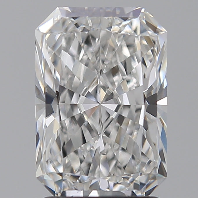 2.05 Carat Radiant Lab Diamond with  Cut Diamond in 14KT  view 1
