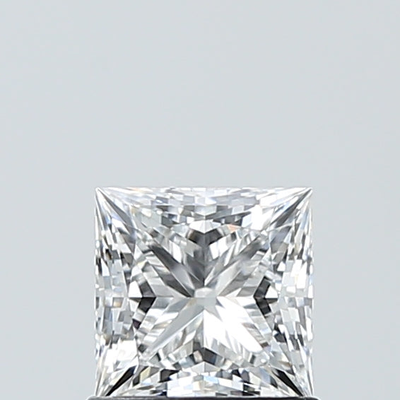 1.01 Carat Princess Lab Diamond with  Cut Diamond in 14KT  view 1

