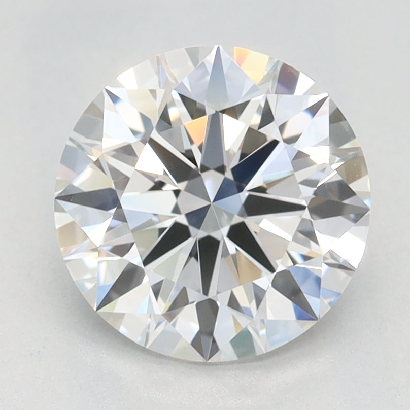 1.55 Carat Round Lab Diamond with  Cut Diamond in 14KT  view 1
