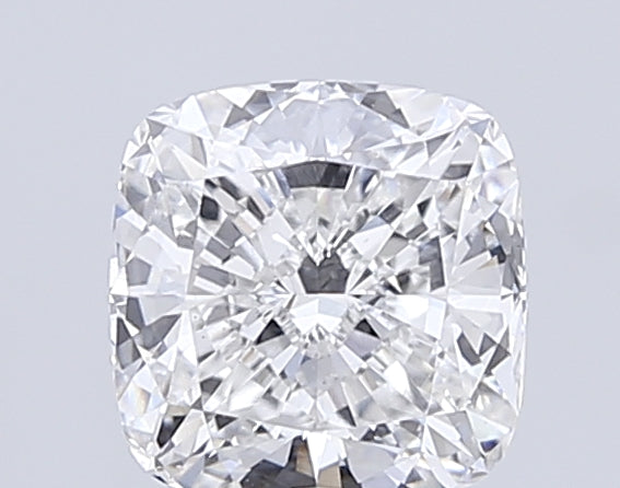 3.03 Carat Cushion Lab Diamond with  Cut Diamond in 14KT  view 1
