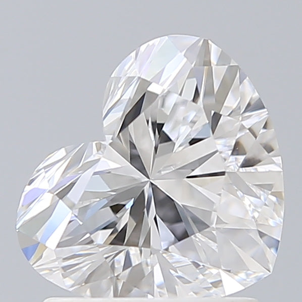 1.5 Carat Heart Lab Diamond with  Cut Diamond in 14KT  view 1
