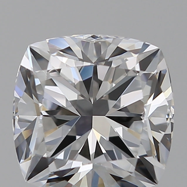 1.46 Carat Cushion Lab Diamond with  Cut Diamond in 14KT  view 1
