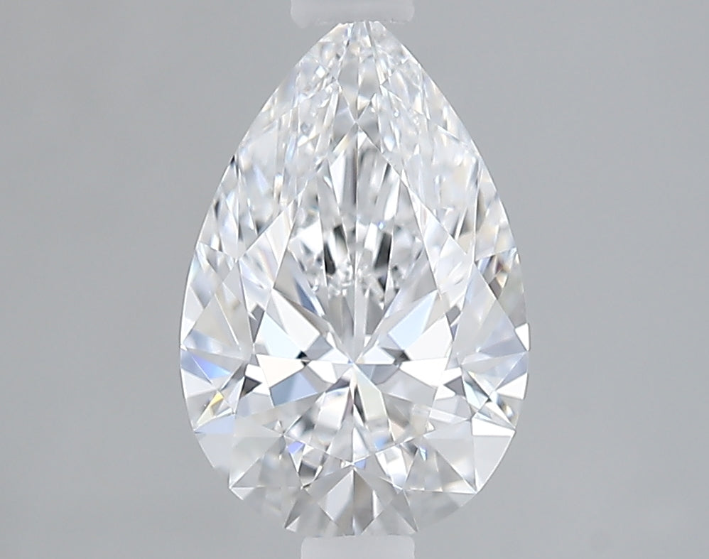 1.53 Carat Pear Lab Diamond with  Cut Diamond in 14KT  view 1
