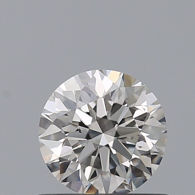 0.52 Carat Round Natural Diamond with  Cut Diamond in 14KT  view 1
